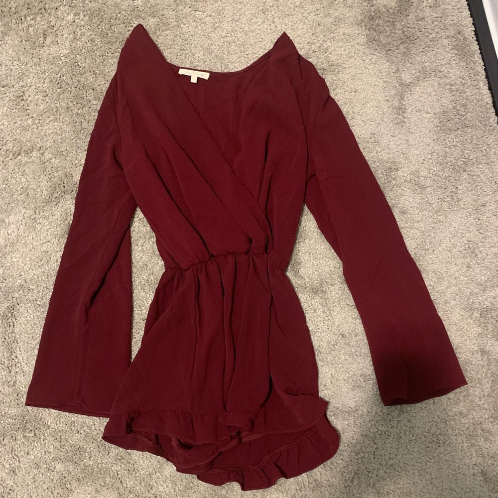 Long sleeve romper